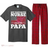 My Favorite Nurse Calls Me Papa Pajama Set thumb 0