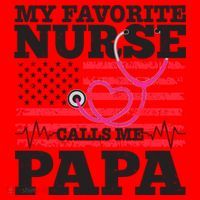 My Favorite Nurse Calls Me Papa Santa Hat thumb 1