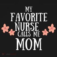 My Favorite Nurse Call Me Mom Mother's Day Gift Women's Hoodie thumb 2