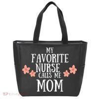 My Favorite Nurse Call Me Mom Mother's Day Gift Tote Bag thumb 0