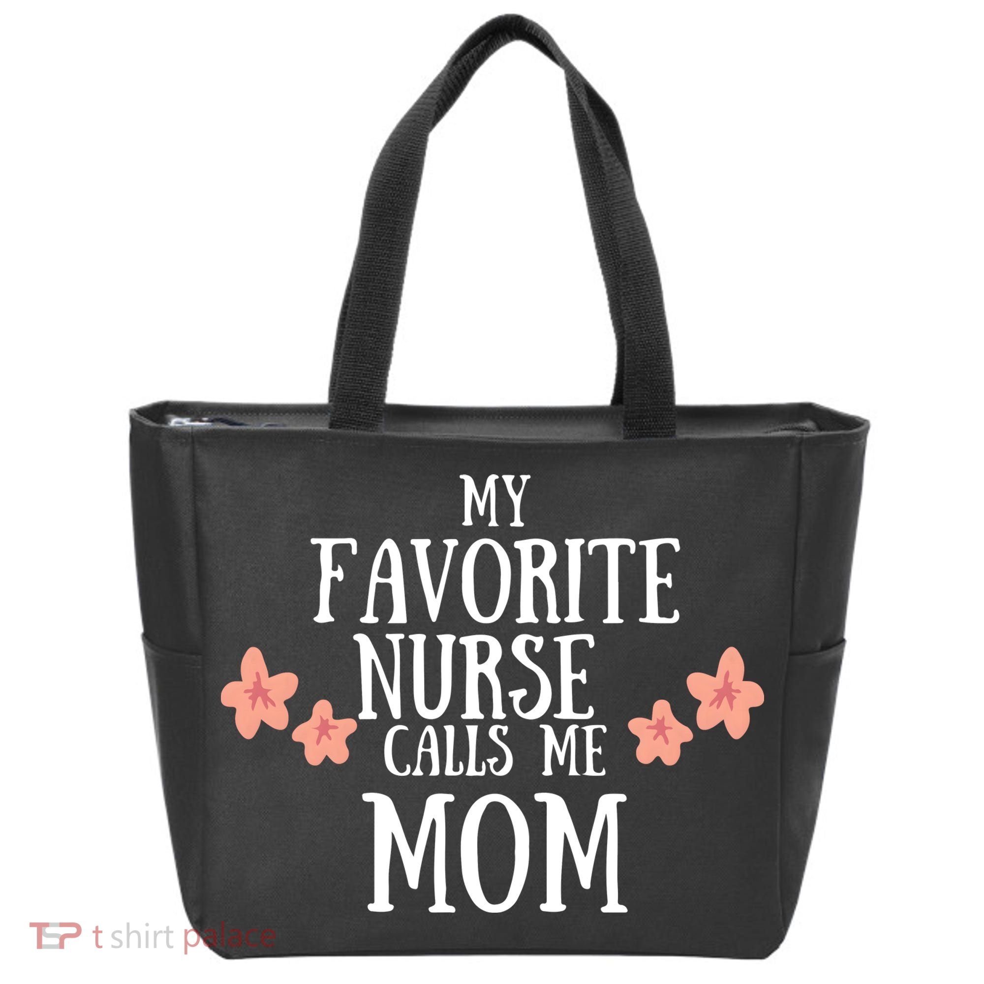 My Favorite Nurse Call Me Mom Mother's Day Gift Tote Bag