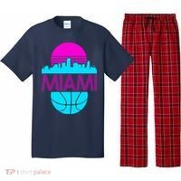 Miami Florida Neon Retro Logo Pajama Set thumb 0