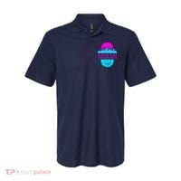 Miami Florida Neon Retro Logo Polo thumb 0