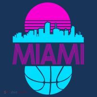 Miami Florida Neon Retro Logo Mousepad thumb 1