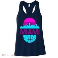 Miami Florida Neon Retro Logo Women's Tank Top thumb 0
