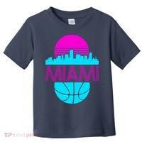 Miami Florida Neon Retro Logo Toddler T-Shirt thumb 0