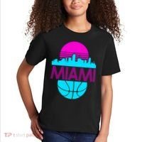 Miami Florida Neon Retro Logo Kids T-Shirt thumb 2