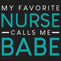 My Favorite Nurse Calls Me Babe Nursing Couple Love Beanie thumb 2