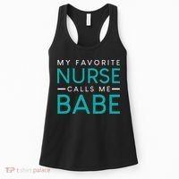 My Favorite Nurse Calls Me Babe Nursing Couple Love Women's Tank Top thumb 0