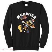 Meowica Fourth Of July Funny Cat Sweatshirt thumb 0