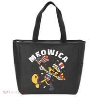 Meowica Fourth Of July Funny Cat Tote Bag thumb 0
