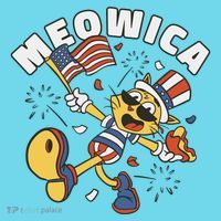 Meowica Fourth Of July Funny Cat Long Sleeve Shirt thumb 2