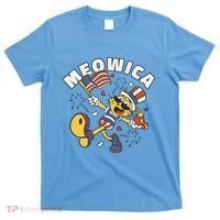 Meowica Fourth Of July Funny Cat T-Shirt thumb 0