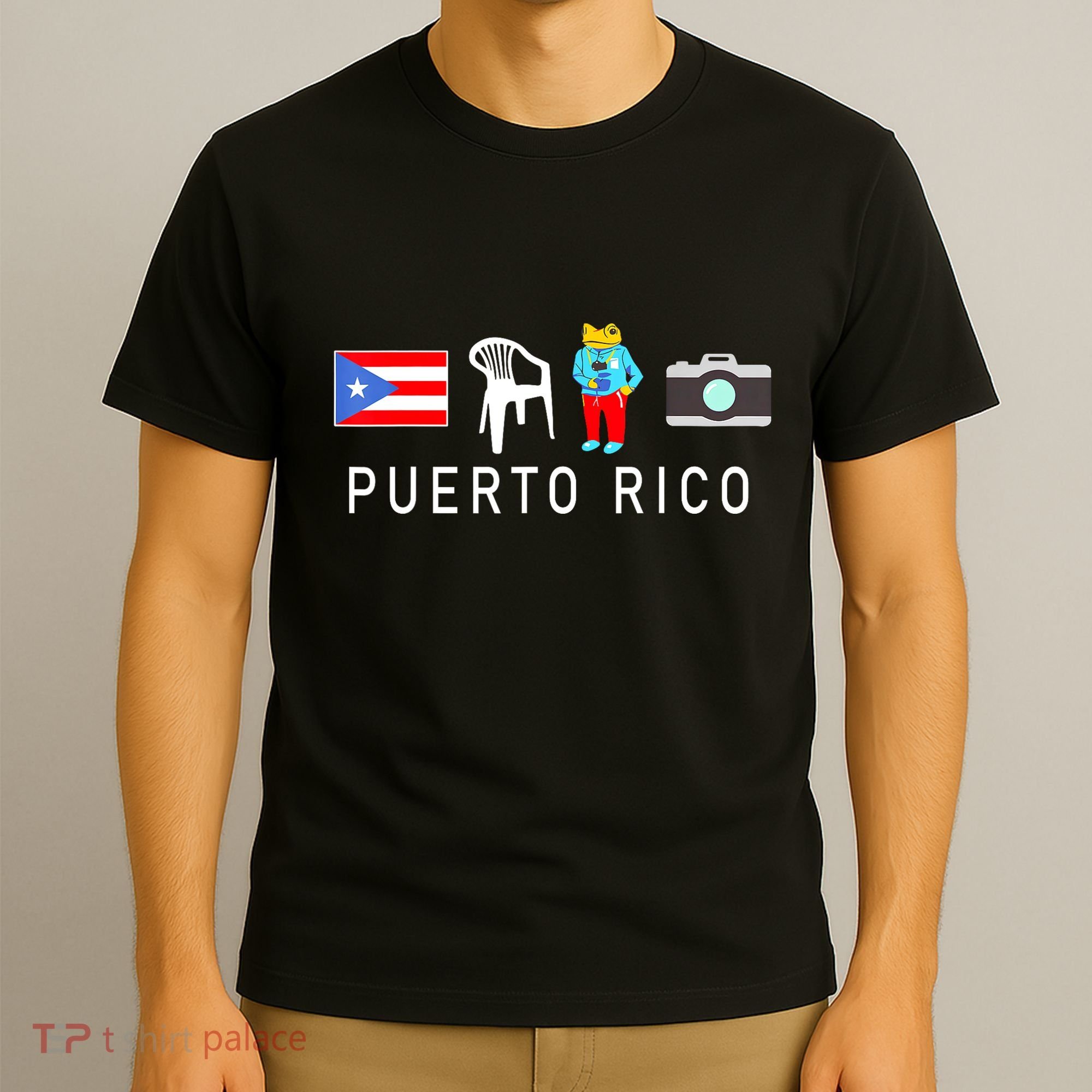 MáS Fotos Puerto Rico Frog Concho T-Shirt