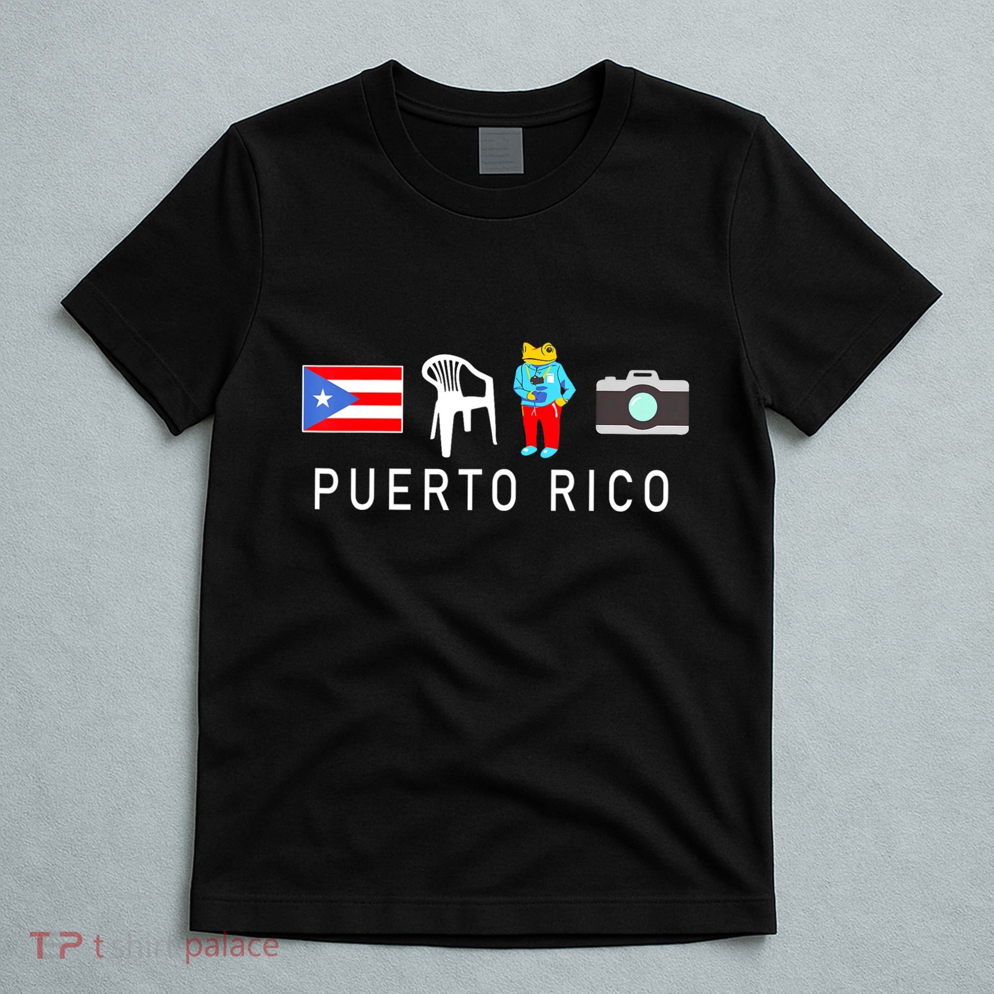 MáS Fotos Puerto Rico Frog Concho T-Shirt