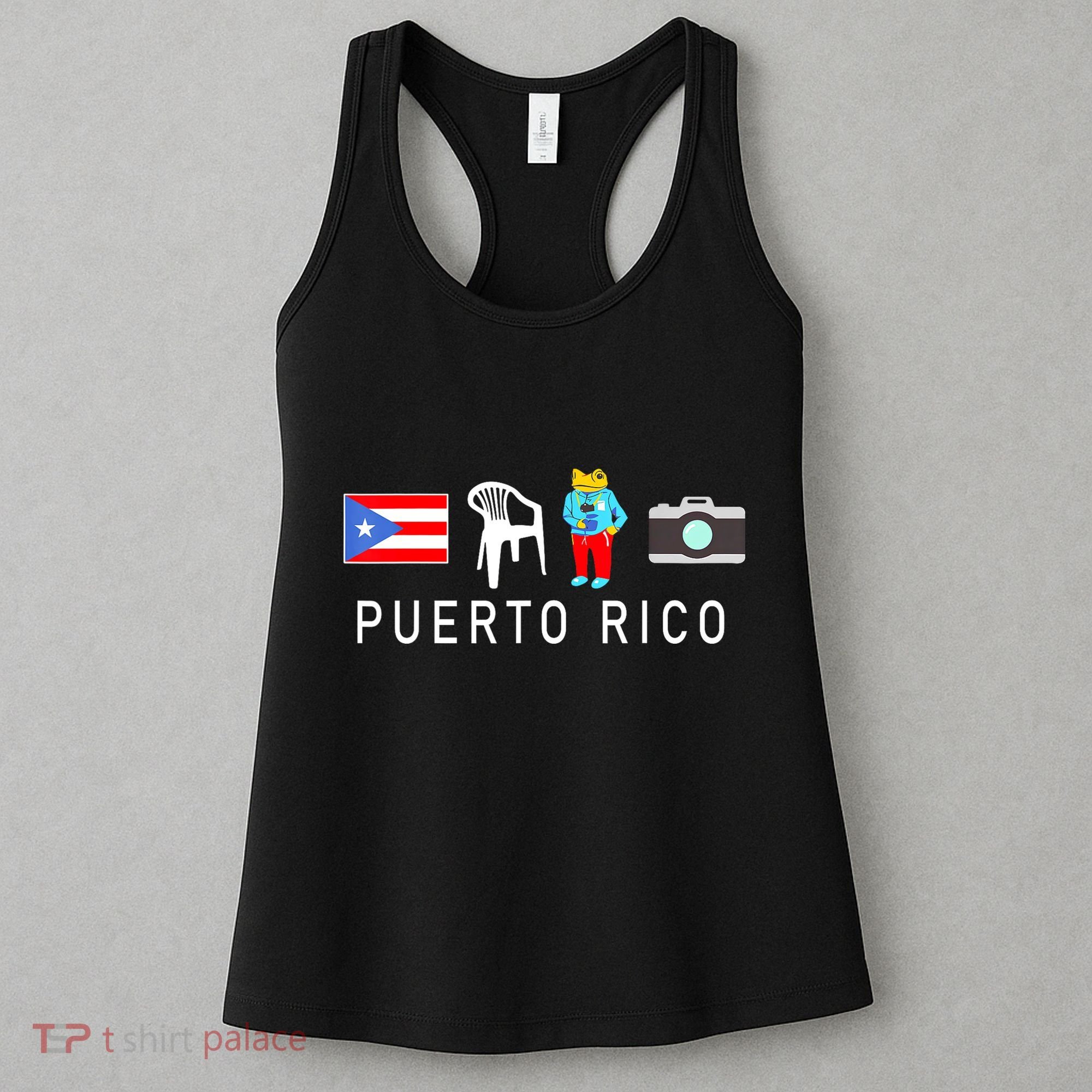 MáS Fotos Puerto Rico Frog Concho Women's Tank Top
