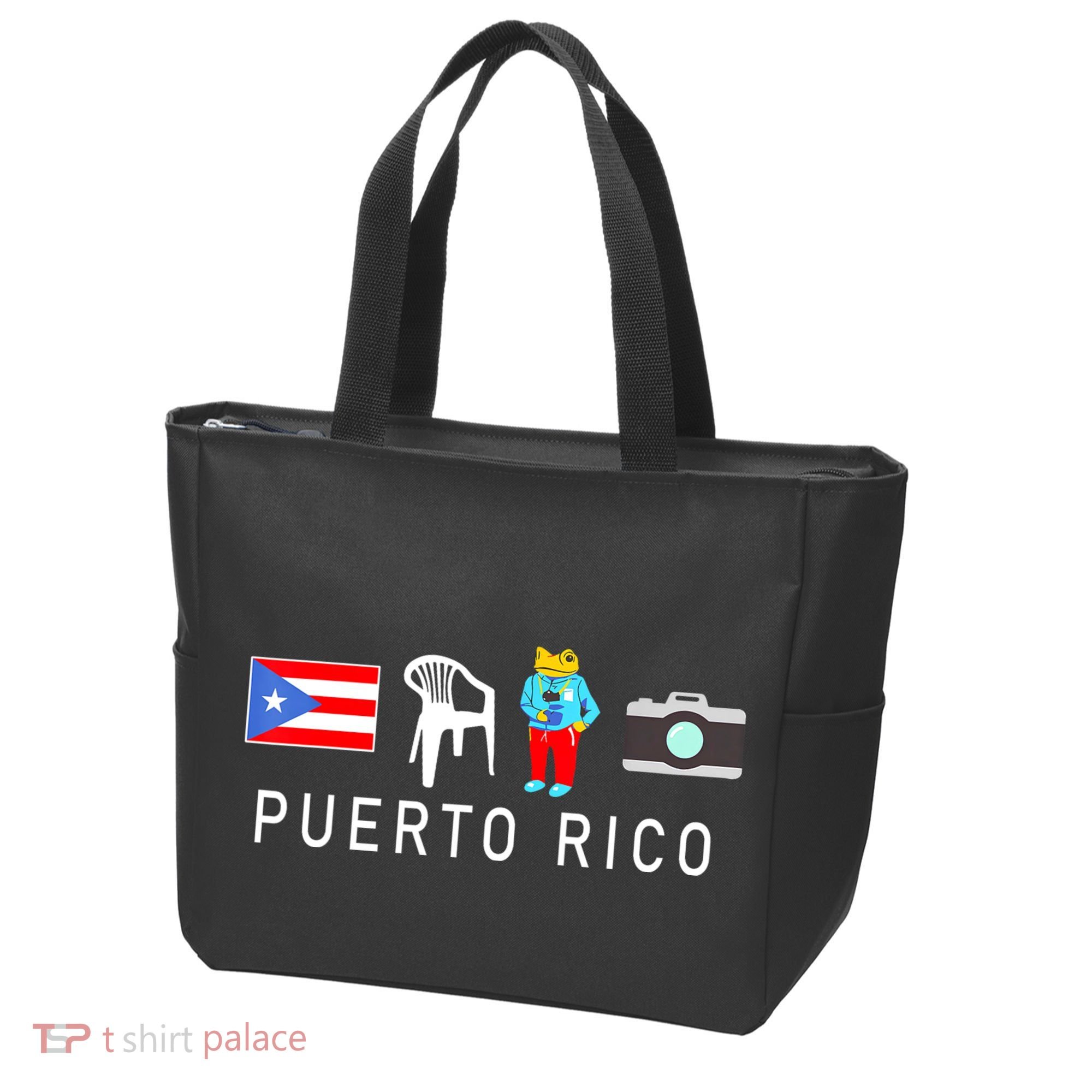 MáS Fotos Puerto Rico Frog Concho Tote Bag