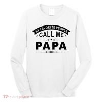 My Favorite People Call Me Papa Long Sleeve Shirt thumb 0