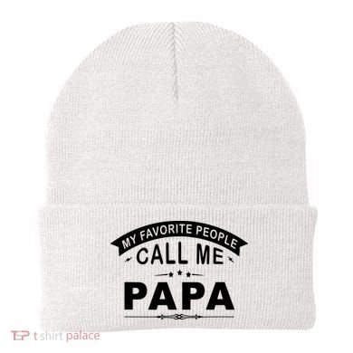 My Favorite People Call Me Papa Beanie