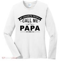 My Favorite People Call Me Papa Women's Long Sleeve Shirt thumb 0