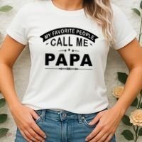 My Favorite People Call Me Papa Women's T-Shirt thumb 2