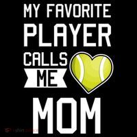 My Favorite Player Calls Me Mom Tennis Mom Racket Great Gift Coffee Mug thumb 5