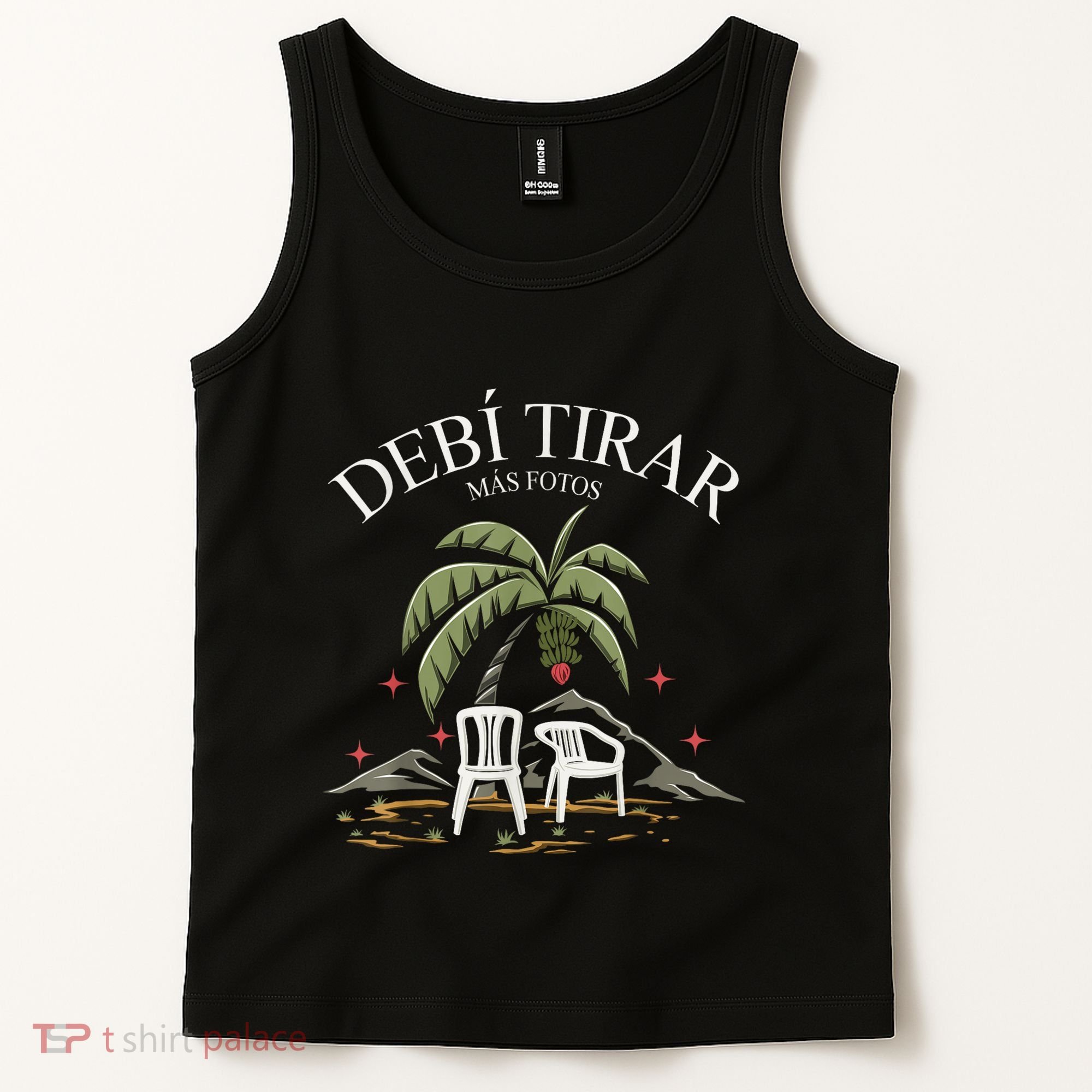 MáS Fotos Puerto Rico Graphic Retro Tank Top