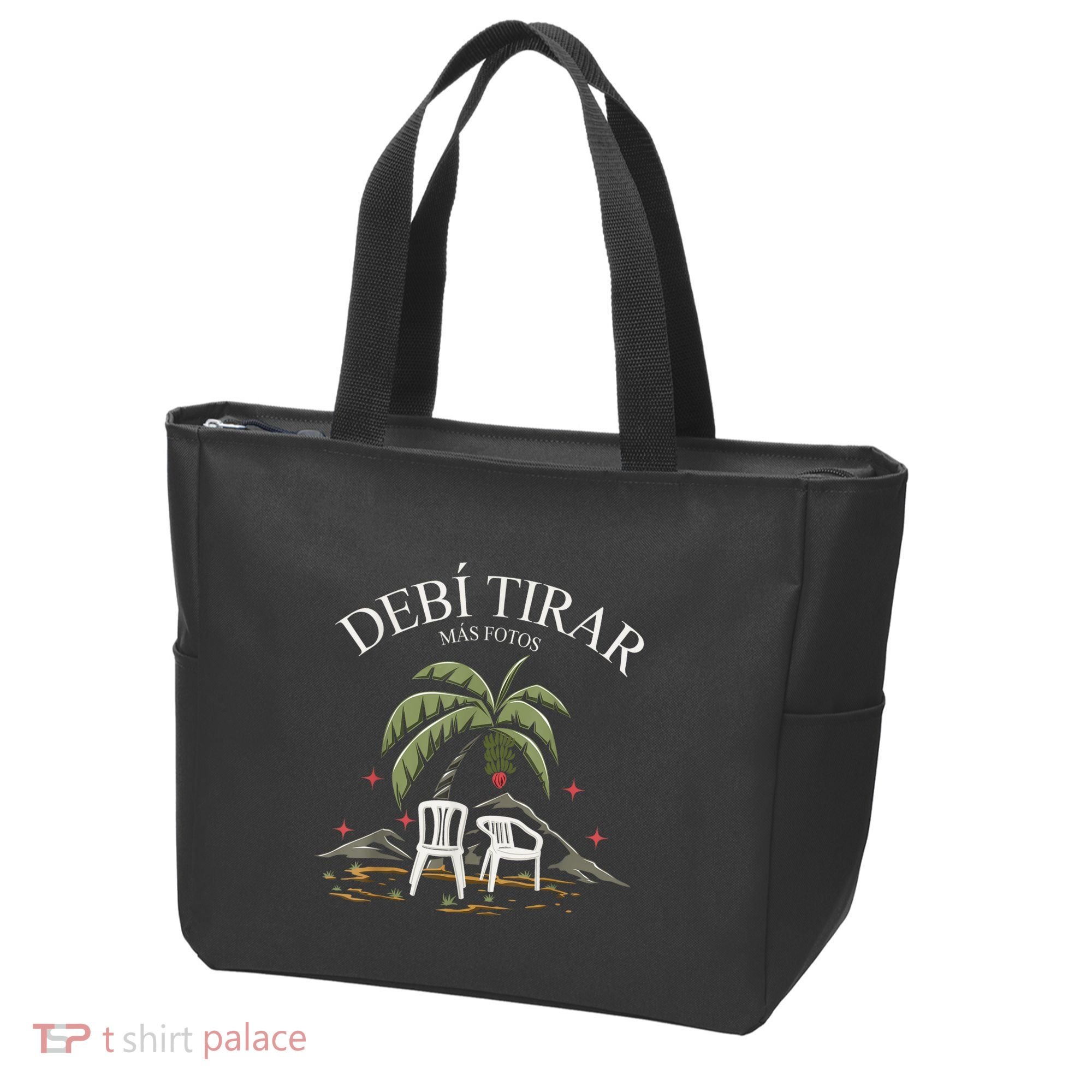 MáS Fotos Puerto Rico Graphic Retro Tote Bag