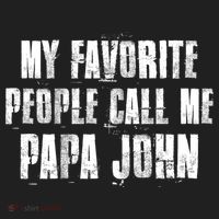 My Favorite People Call Me Papa John Funny John Saying Gift Golf Towel thumb 3