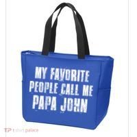My Favorite People Call Me Papa John Funny John Saying Gift Tote Bag thumb 3