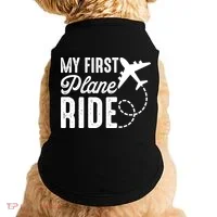 My First Plane Ride Doggie Tank thumb 0