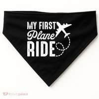 My First Plane Ride USA-Made Doggie Bandana thumb 0