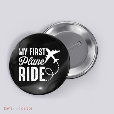 My First Plane Ride Button