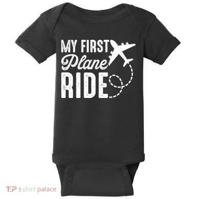 My First Plane Ride Baby Bodysuit