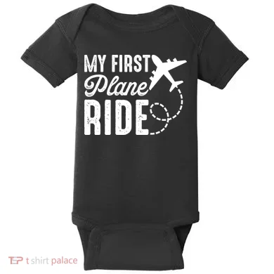 My First Plane Ride Baby Bodysuit
