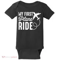 My First Plane Ride Baby Bodysuit thumb 0