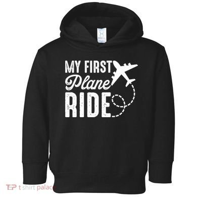 My First Plane Ride Toddler Hoodie