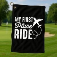 My First Plane Ride Golf Towel thumb 1