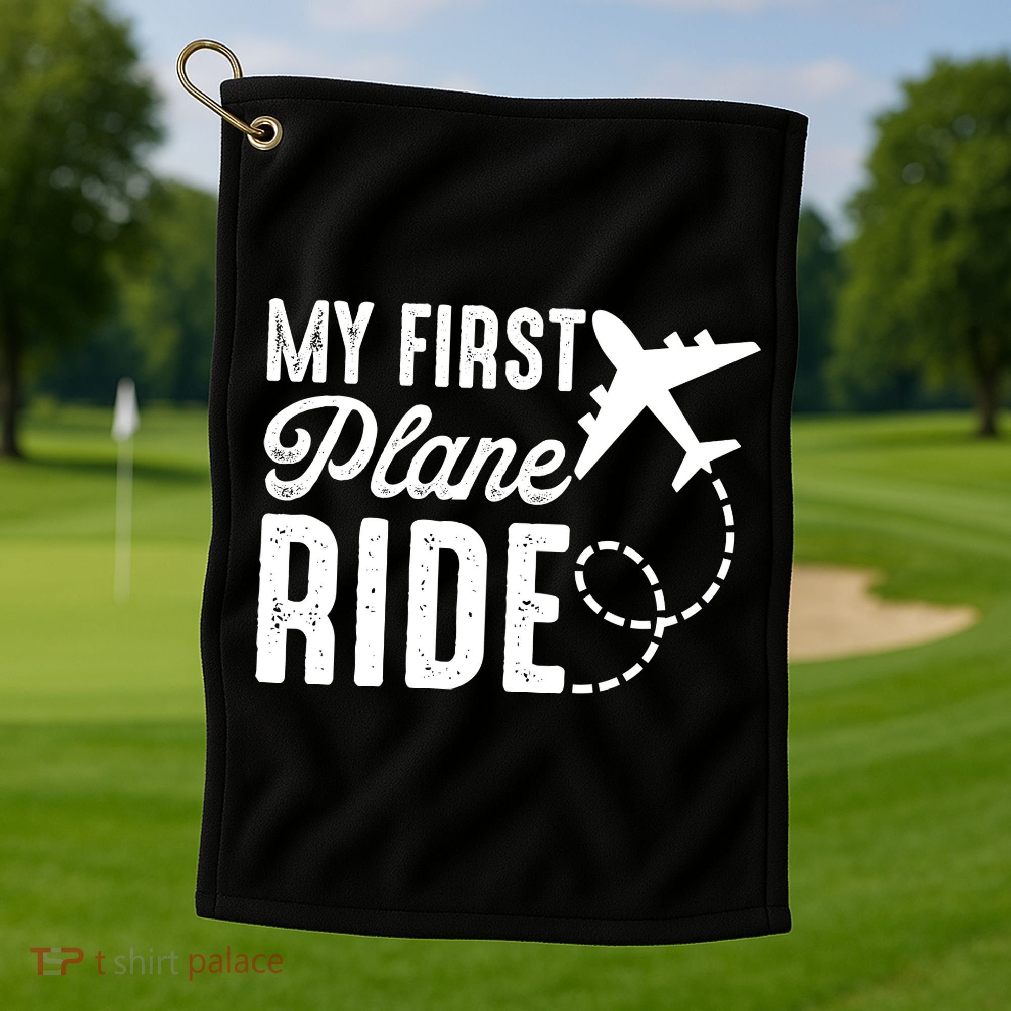 My First Plane Ride Golf Towel