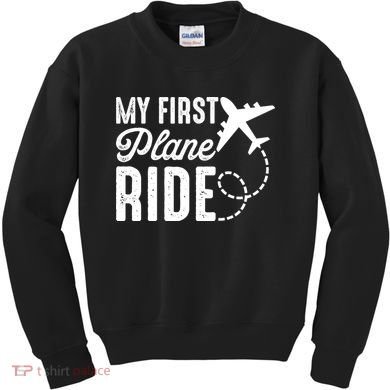 My First Plane Ride Kids Sweatshirt