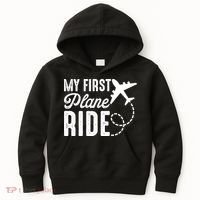 My First Plane Ride Kids Hoodie thumb 0
