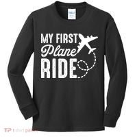 My First Plane Ride Kids Long Sleeve Shirt thumb 0
