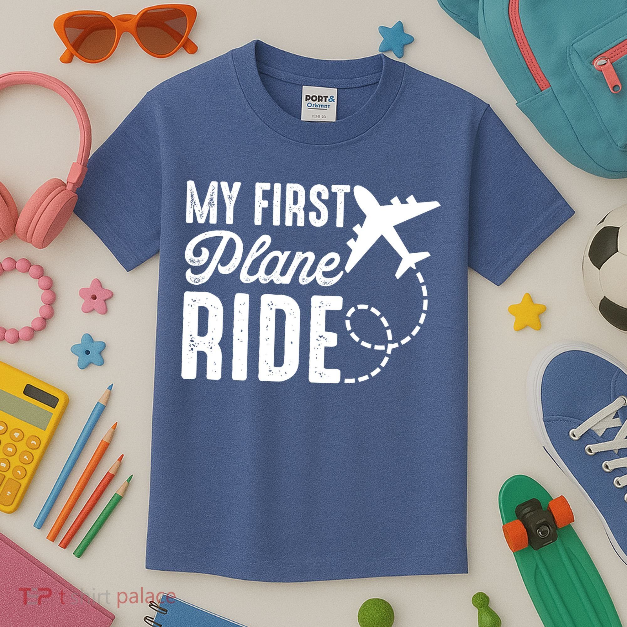 My First Plane Ride Kids T-Shirt