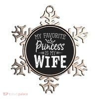 My Favorite Princess Is My Wife Funny Gift Ornament thumb 0