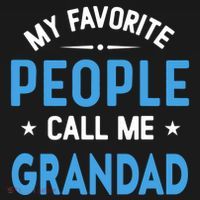 My Favorite People Call Me Grandad Funny Grandad Fathers Day Gift Bucket Hat thumb 4