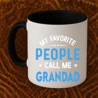 My Favorite People Call Me Grandad Funny Grandad Fathers Day Gift Coffee Mug thumb 2