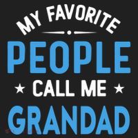 My Favorite People Call Me Grandad Funny Grandad Fathers Day Gift Golf Towel thumb 3
