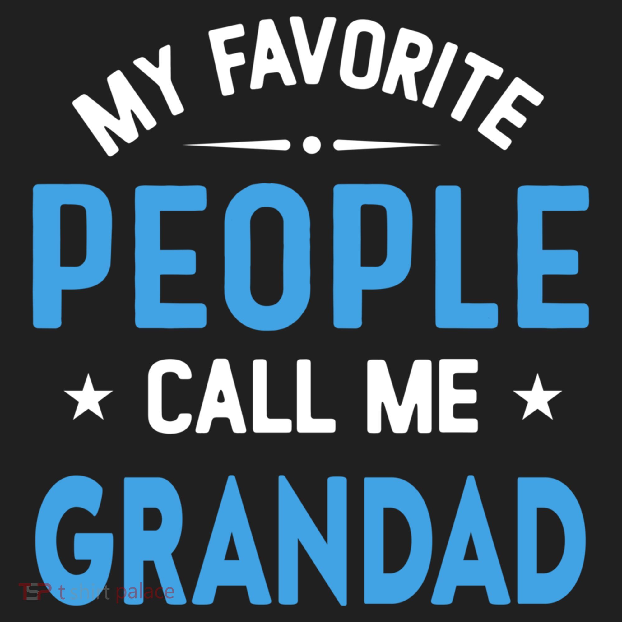 My Favorite People Call Me Grandad Funny Grandad Fathers Day Gift Golf Towel