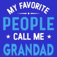 My Favorite People Call Me Grandad Funny Grandad Fathers Day Gift Long Sleeve Shirt thumb 2