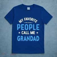 My Favorite People Call Me Grandad Funny Grandad Fathers Day Gift T-Shirt thumb 5